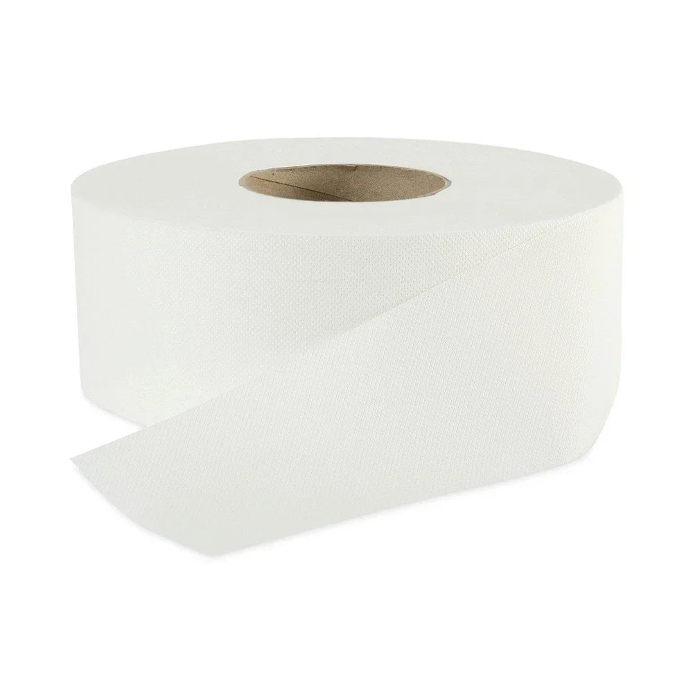 Boardwalk 410320 3.2" x 525' 2 Ply Septic Safe Bathroom Tissue - WHT (12/CT) New